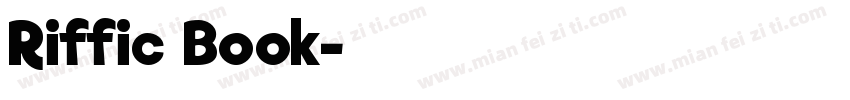 Riffic Book字体转换